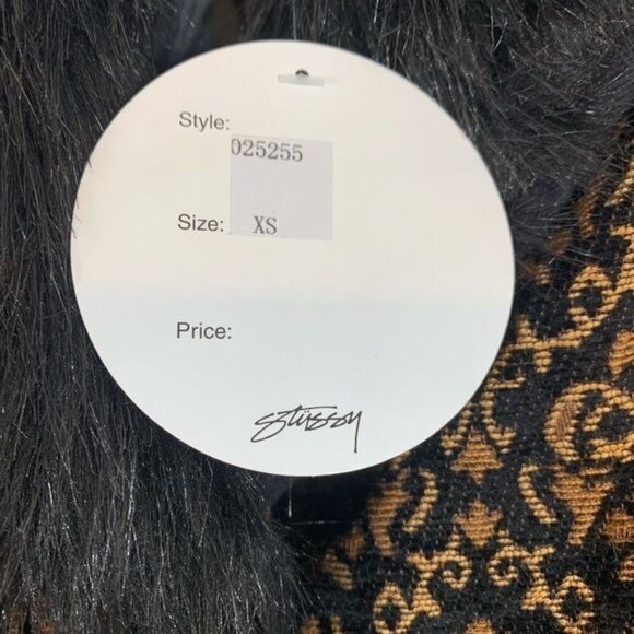 Stussy Faux fur Collared Coat Size XS - Picture 6 of 6
